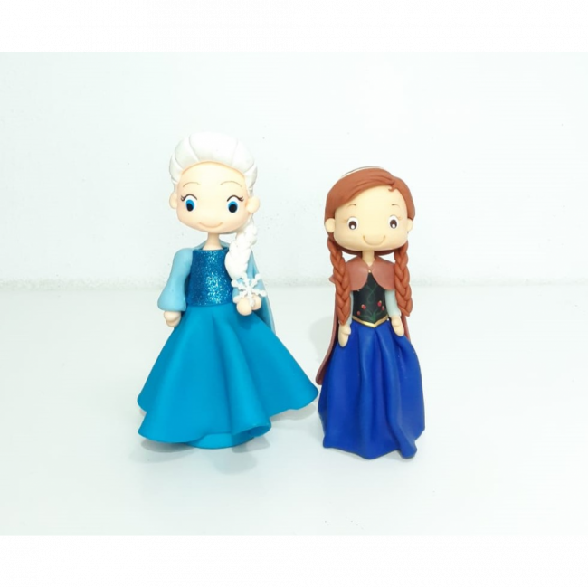 Par Princesas Anna e Elza Frozen Biscuit