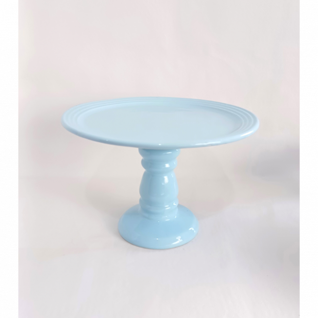 Suporte de Doce Azul Candy Alto Porcelana