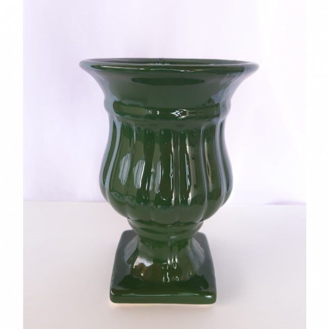 Vaso Romano Verde Musgo