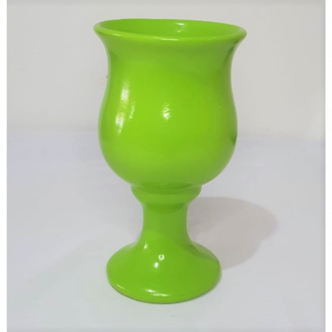 Vaso Verde de Porcelana