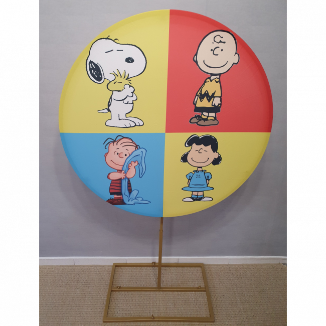 Painel CIrcular 1,00 m - Snoopy