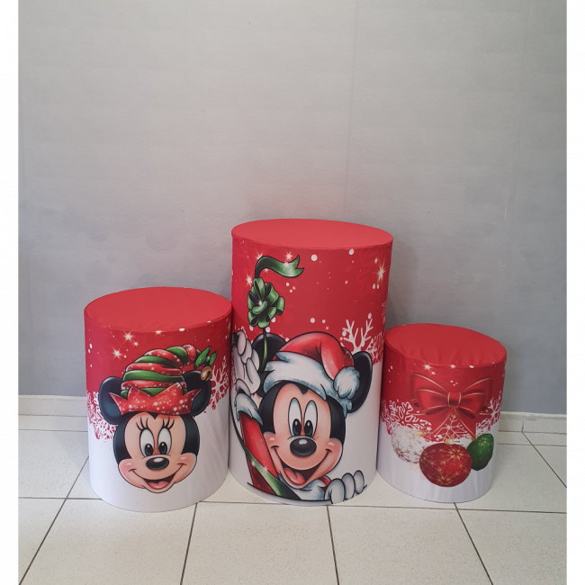 Trio de Cilindros  Natal Mickey