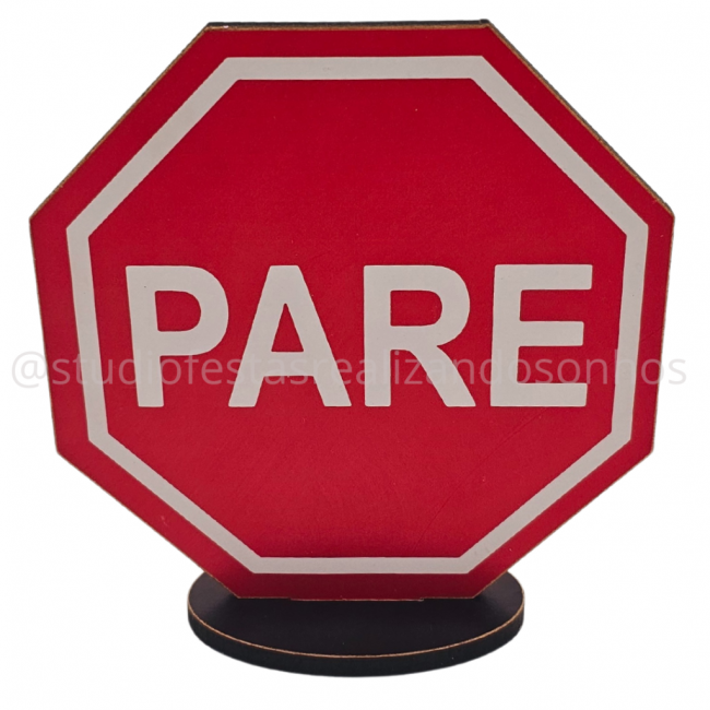 DISPLAY LAQUEADO PLACA PARE