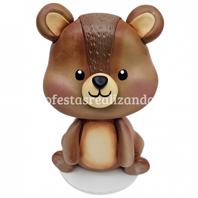 ESCULTURA BISCUIT URSO FLORESTA ENCANTADA 2