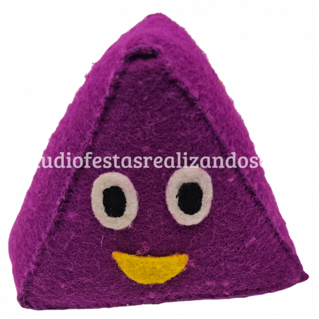 FELTRO TRIÂNGULO ROXO BOB O TREM 1