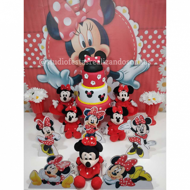 KIT DE MESA MINNIE VERMELHA 2