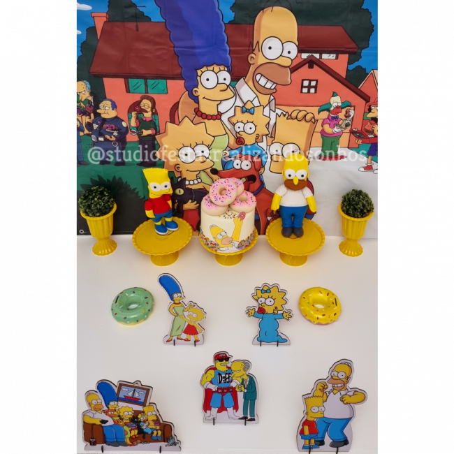 KIT DE MESA OS SIMPSONS 1