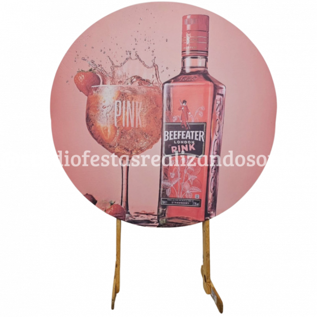 PAINEL REDONDO GIN ROSA 1