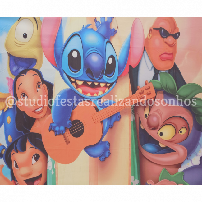 PAINEL RETANGULAR LILO E STITCH 1