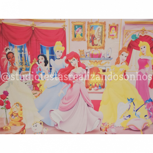 PAINEL RETANGULAR PRINCESAS DISNEY 2