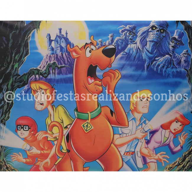 PAINEL RETANGULAR SCOOBY DOO 1