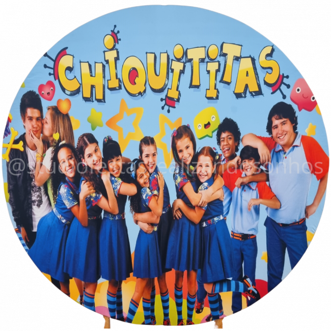 TECIDO REDONDO CHIQUITITAS 1