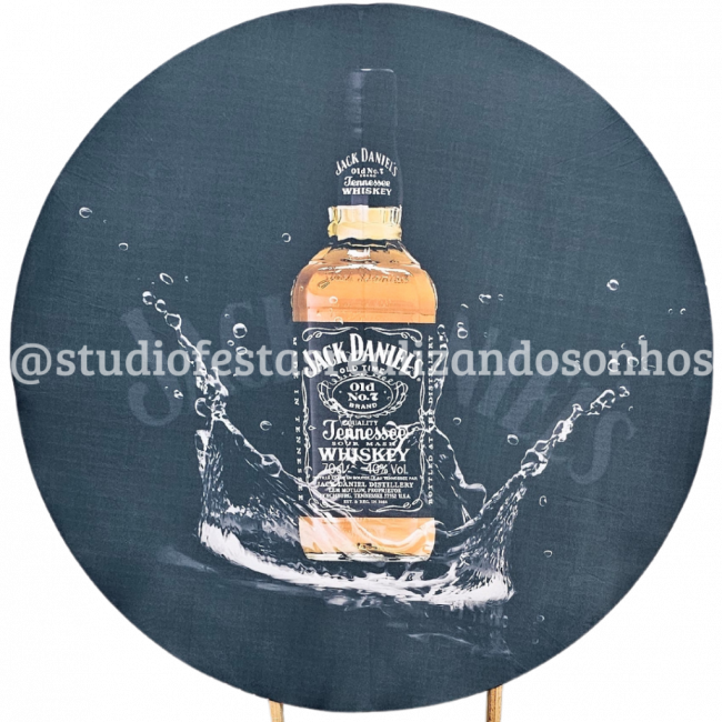 TECIDO REDONDO JACK DANIELS 1