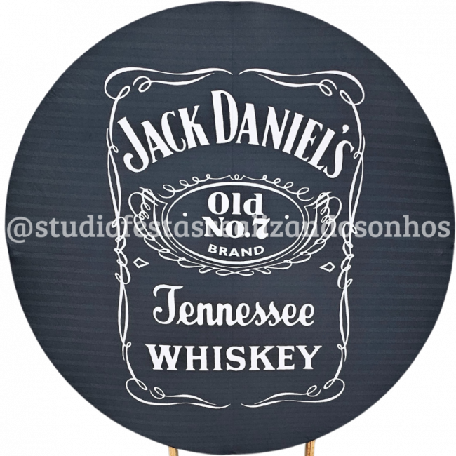 TECIDO REDONDO JACK DANIELS 2