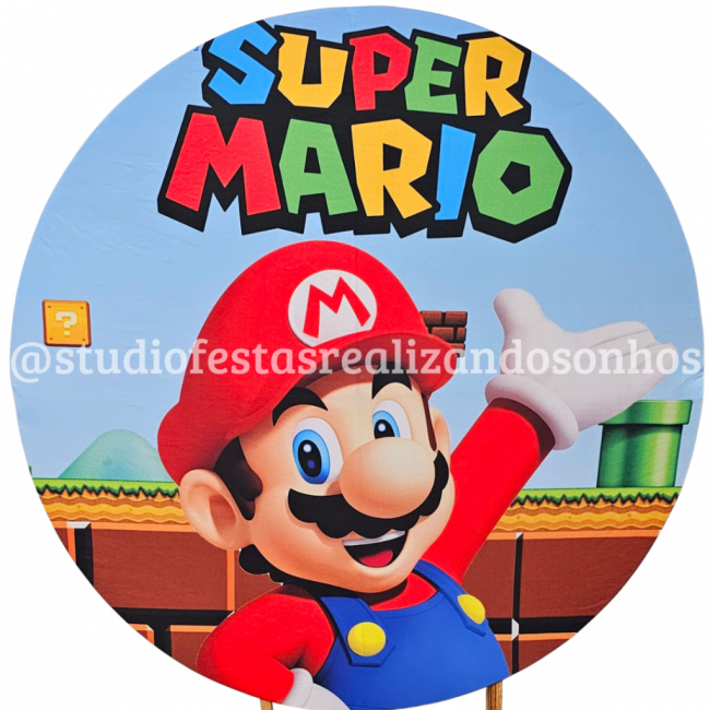 TECIDO REDONDO MARIO 4