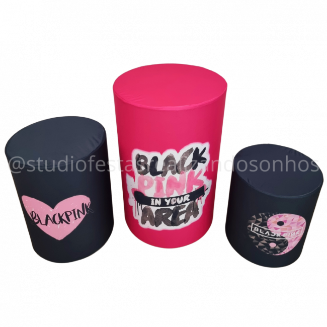 TECIDOS CILINDRO BLACK PINK 1