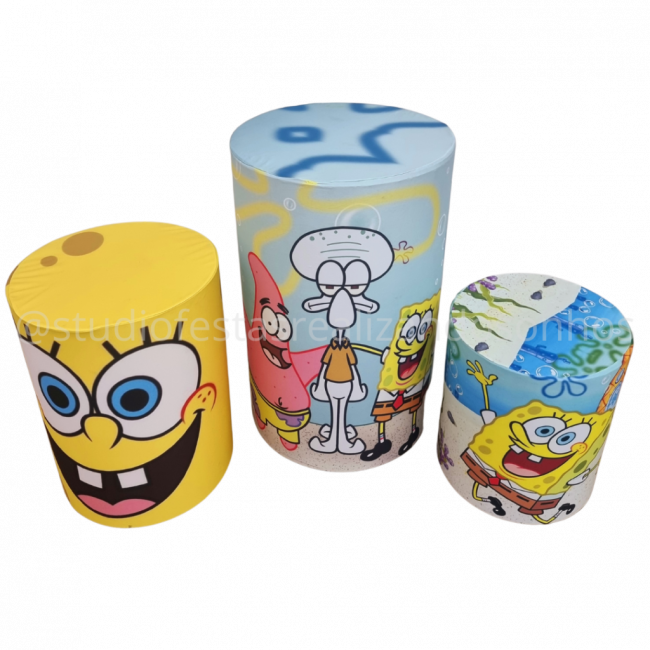 TECIDOS CILINDRO BOB ESPONJA 1