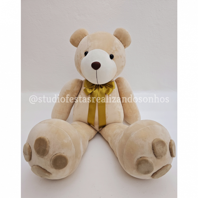 URSO PELUCIA 1M DOURADO