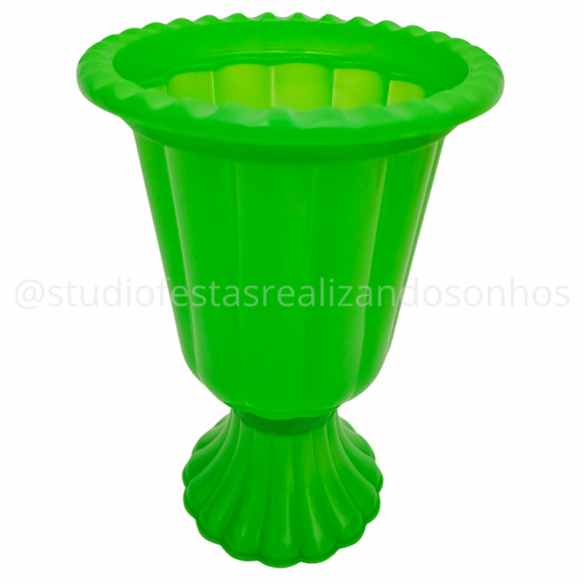 VASO ACRILICO VERDE CLARO