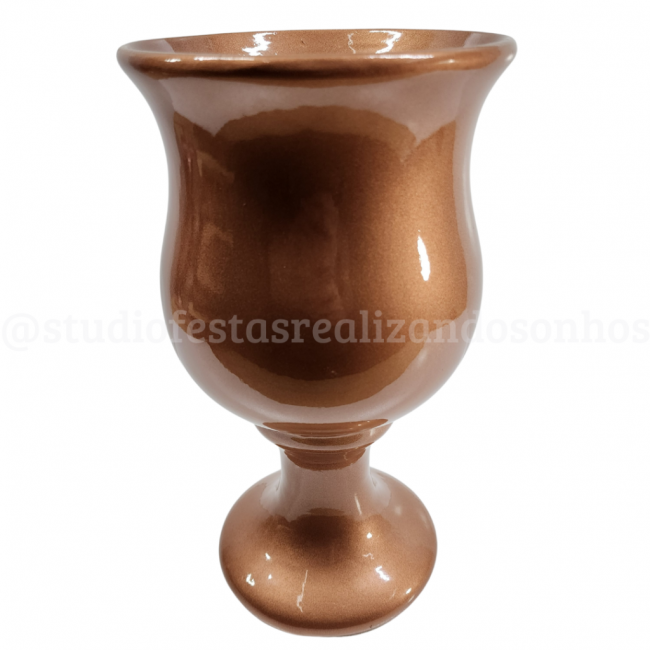 VASO PARANÁ CERÂMICA G ROSÉ GOLD