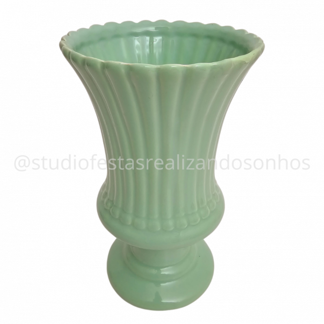 VASO ESPANHA CERÂMICA G VERDE CANDY