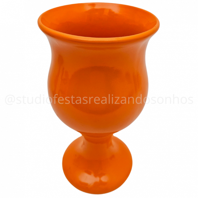 VASO PARANÁ CERÂMICA G LARANJA