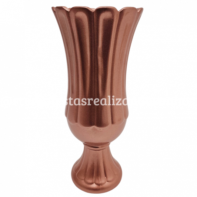 VASO REAL CERÂMICA G ROSÉ GOLD