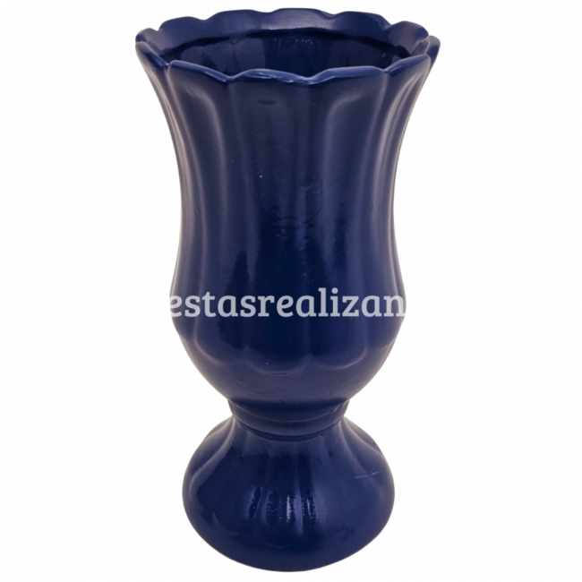 VASO REAL CERÂMICA P AZUL MARINHO