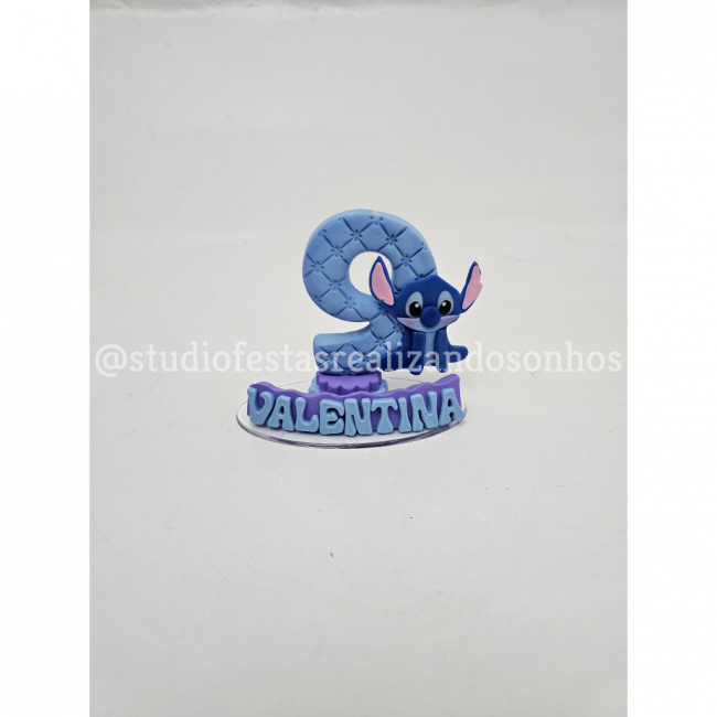 VELA DE BISCUIT LILO E STITCH