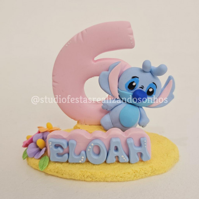 VELA DE BISCUIT LILO E STITCH