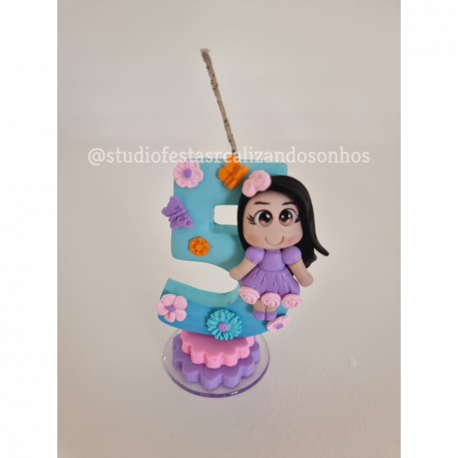 VELA DE BISCUIT PERSONALIZADA