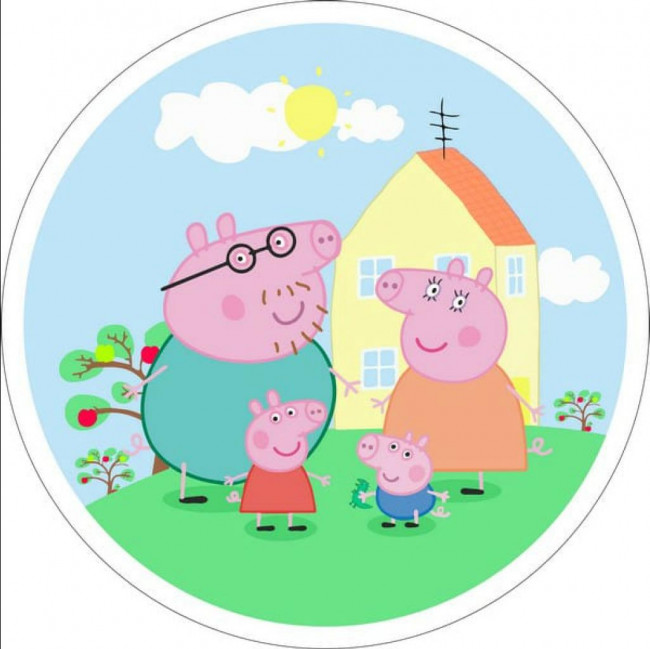 PAINEL SUBLIMADO PEPPA PIG