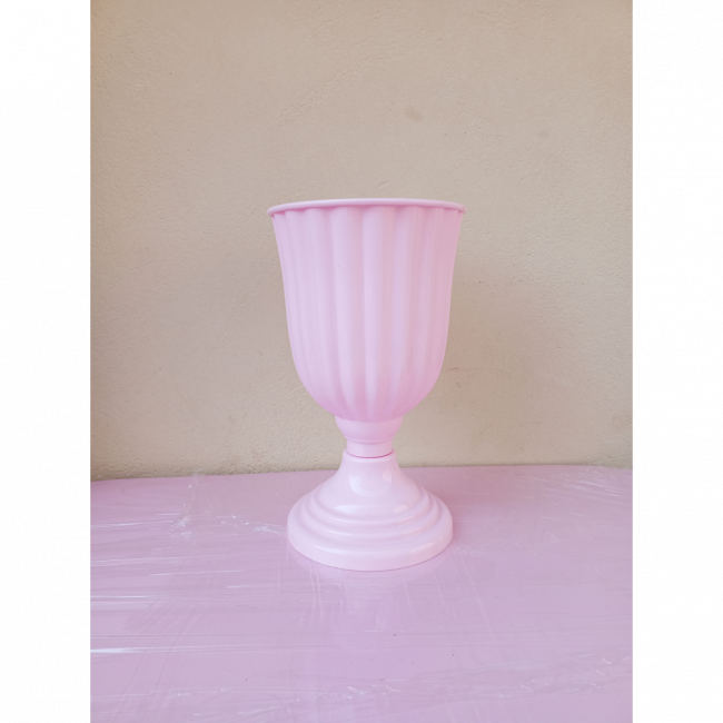 Vaso acrílica rosa bb