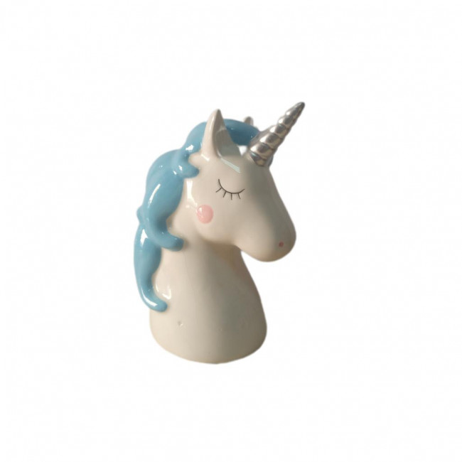 Unicornio C/chifre Prateado