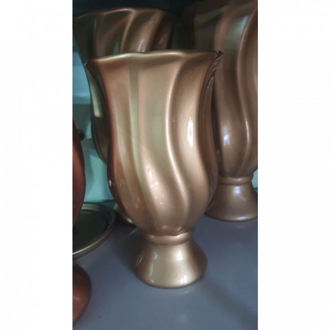 Vaso dourado Pq