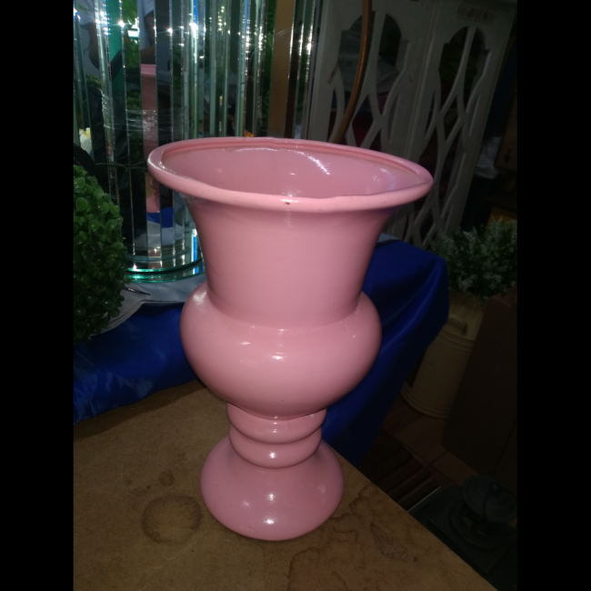 vaso rosa claro