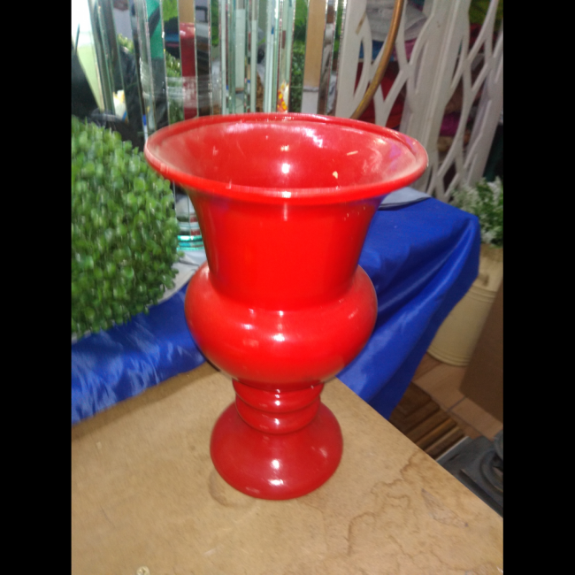 vaso vermelho