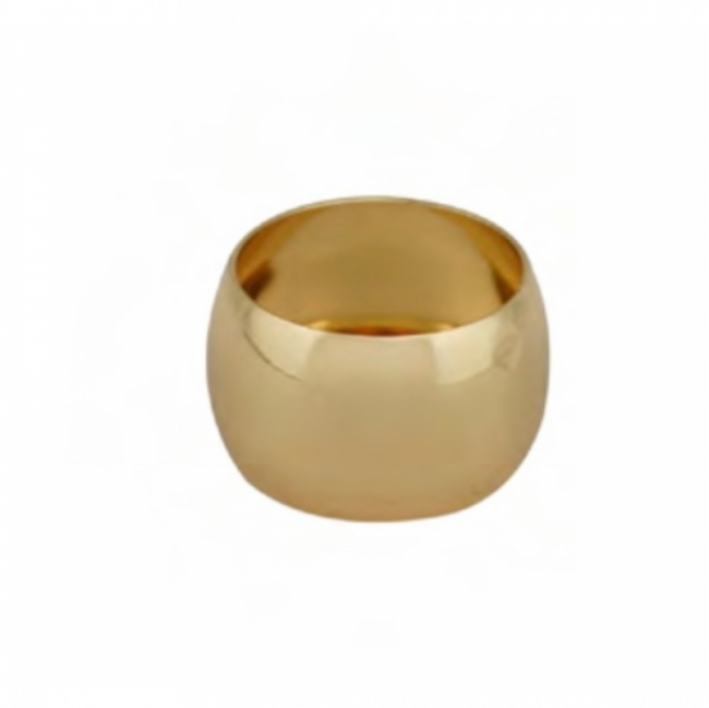 Porta guardanapo dourado 4,5 cm