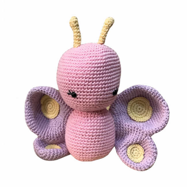 BORBOLETA AMIGURUMI