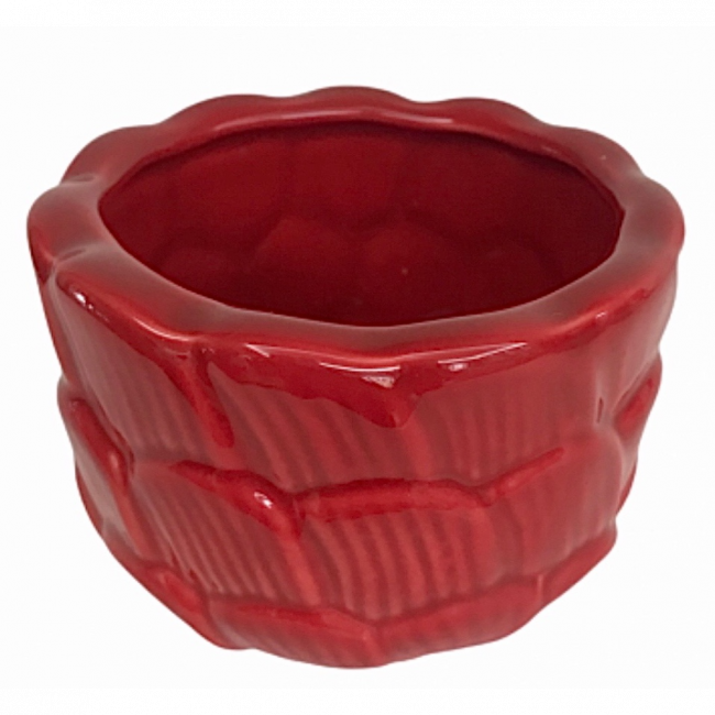 BOWL FOLHAS P - VERMELHO