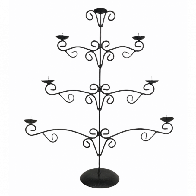 CANDELABRO PRETO G