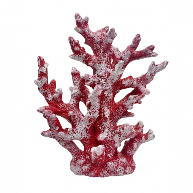 ESCULTURA CORAL - VERMELHO