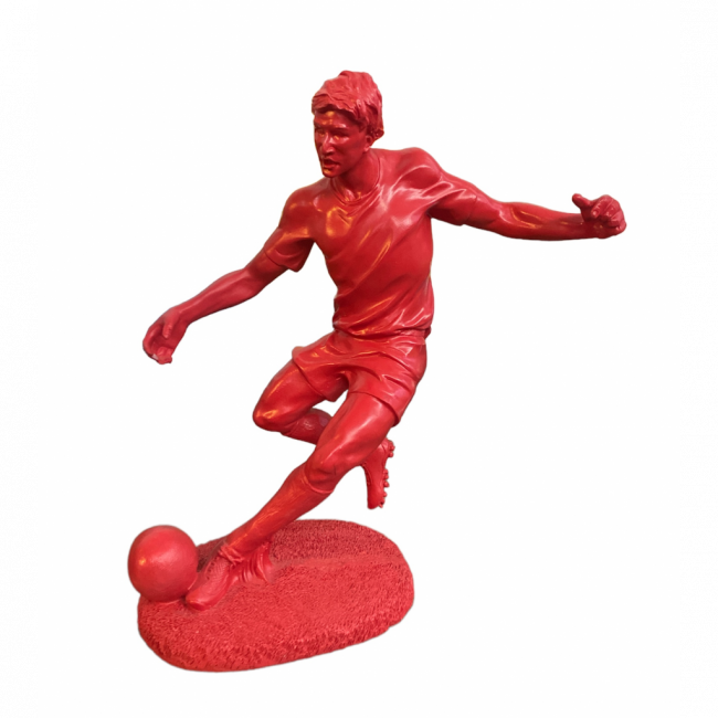 ESCULTURA JOGADOR FUTEBOL