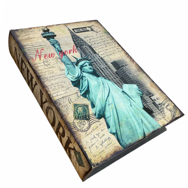 LIVRO DECORATIVO NY - M