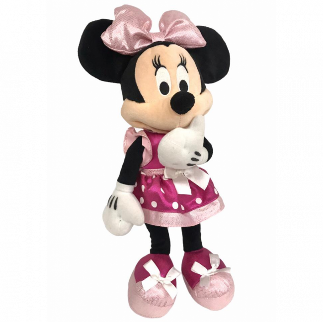 MINNIE MOUSE PELÚCIA DISNEY ROSA