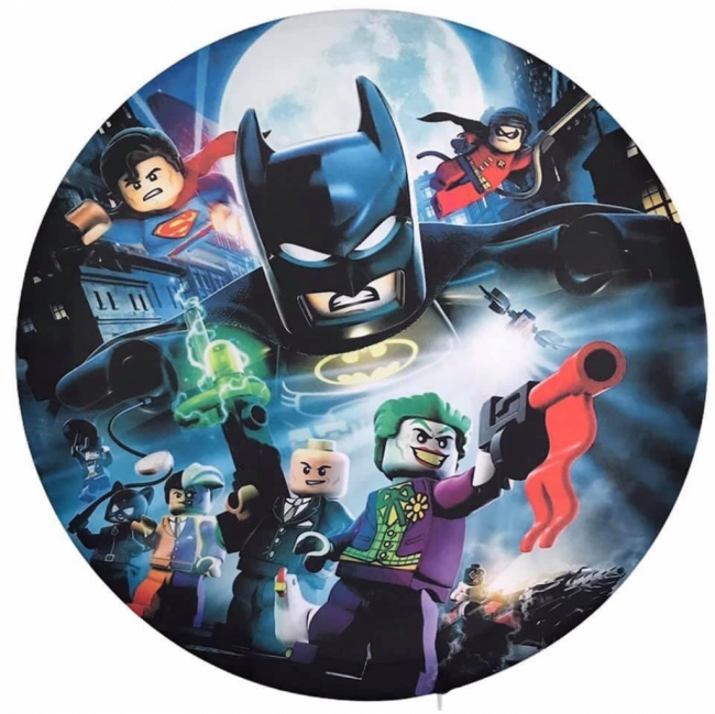 PAINEL BATMAN LEGO 50CM