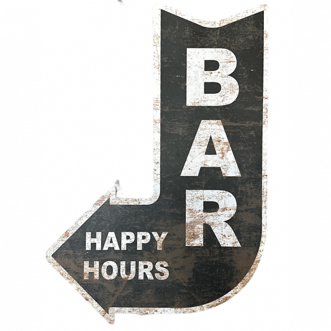 PLACA BAR - HAPPY HOURS