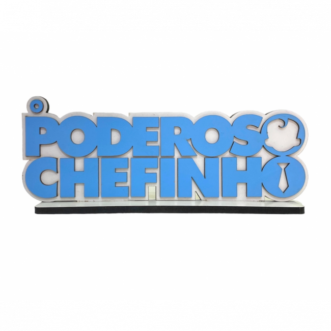 PLACA PODEROSO CHEFINHO