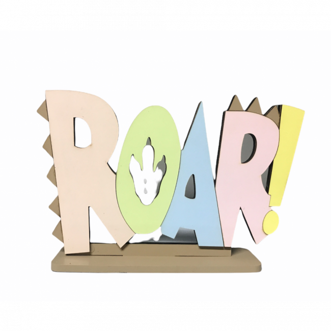 PLACA ROAR CANDY - DINOSSAURO