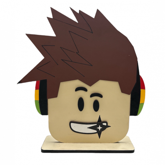 PLACA ROBLOX ROSTO